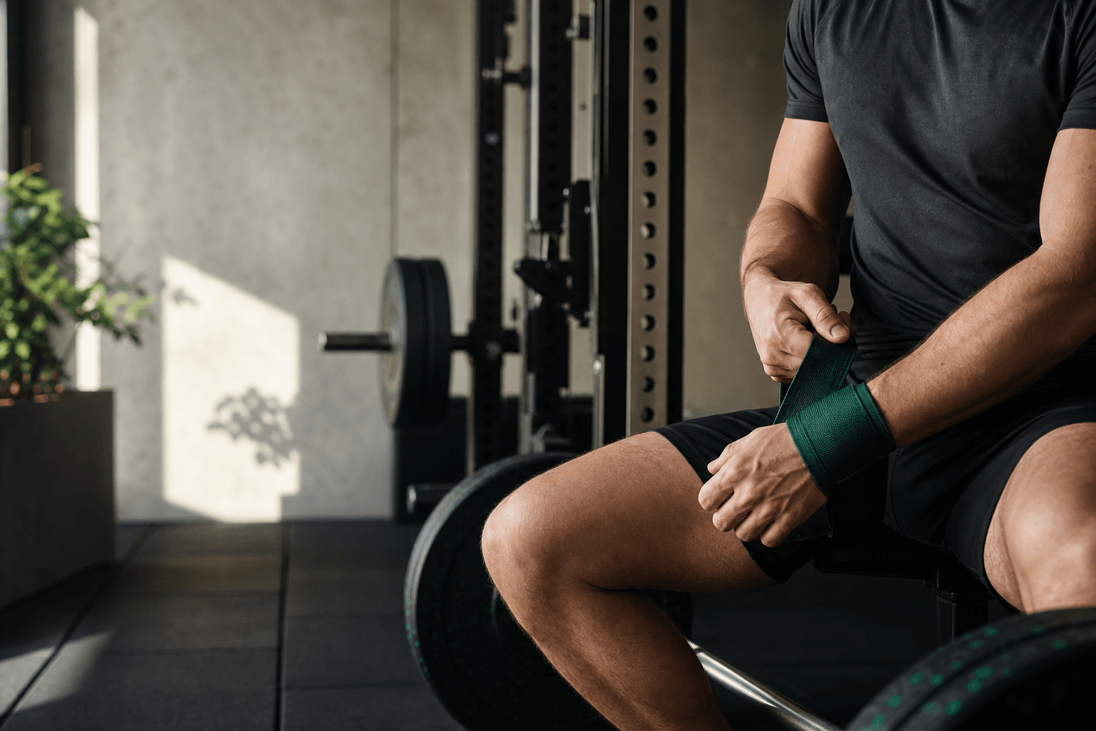 Preparing for a focused strength-training session